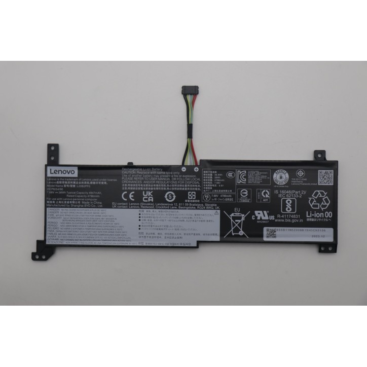 5B11B36280 Lenovo Battery for Lenovo devices, 38Wh capacity, 7.68V voltage, 2-cell design, ensuring reliable power supply. FRU5B