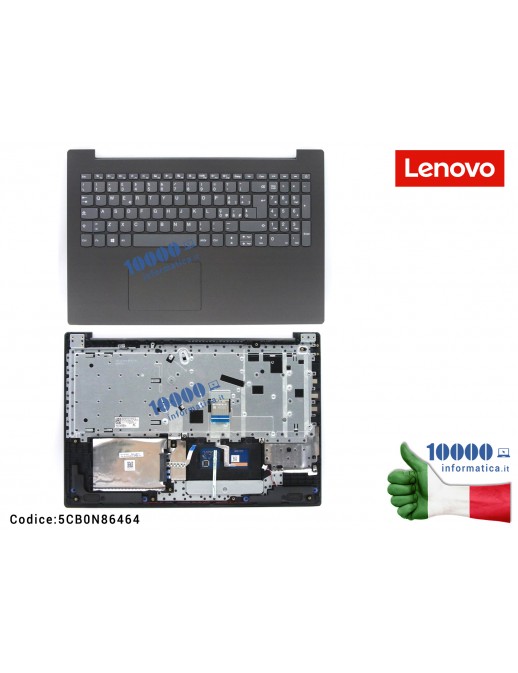 Tastiera Italiana Completa di Top Case Superiore LENOVO [Iron Grey] Ideapad 320-15IAP (80RX) 5CB0N86464