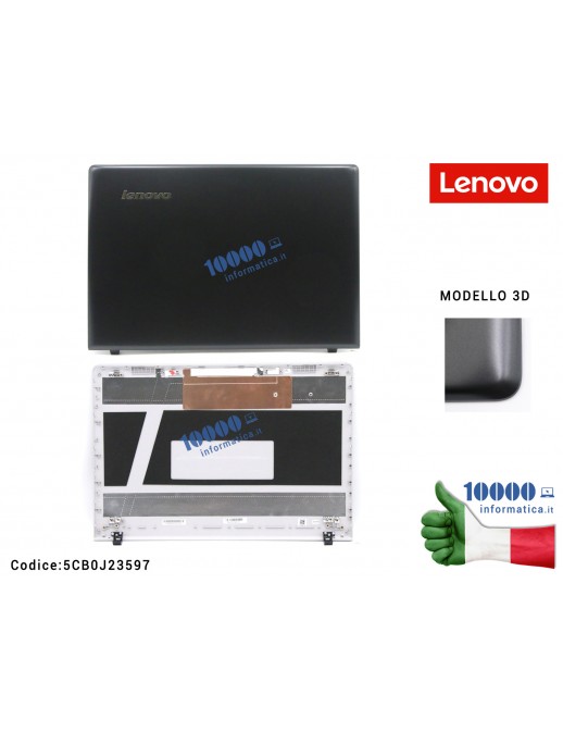 Cover LCD LENOVO [3D] IdeaPad Z51-70 (80K6) 500-15ISK (80NT) [NERO] 5CB0J23597