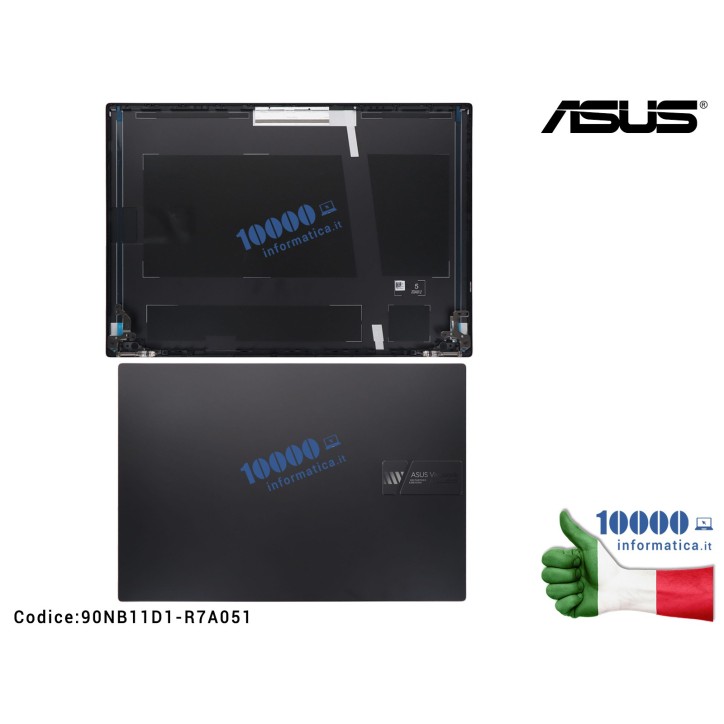 Cover LCD ASUS VivoBook 16X K3605V K3605VU K3605VC K3605VV (Indie Black) 90NB11D1-R7A051