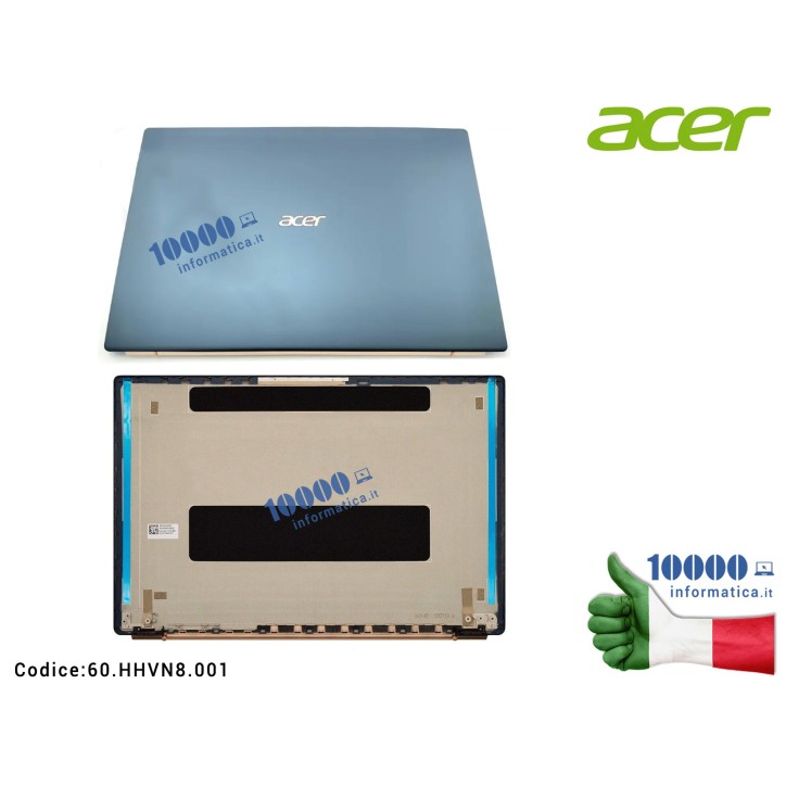 Cover LCD ACER Swift SF514-54T SF514-54G SF514-54 SF514-54GT [Blue] 60.HHVN8.001 60HHVN8001 Acer LCD Cover (Blue) with LCD Adhes