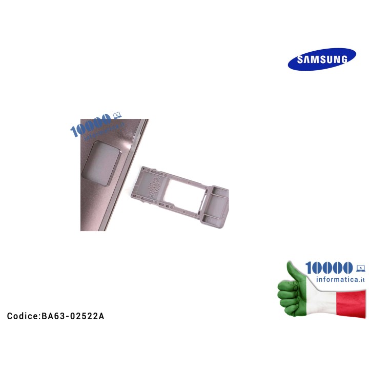 Carrello SIM Tray SAMSUNG Galaxy Book S NP767XCM [ORO] BA63-02522A Samsung COVER-SD_TRAY-SPACE-X-13,PC,GOLD