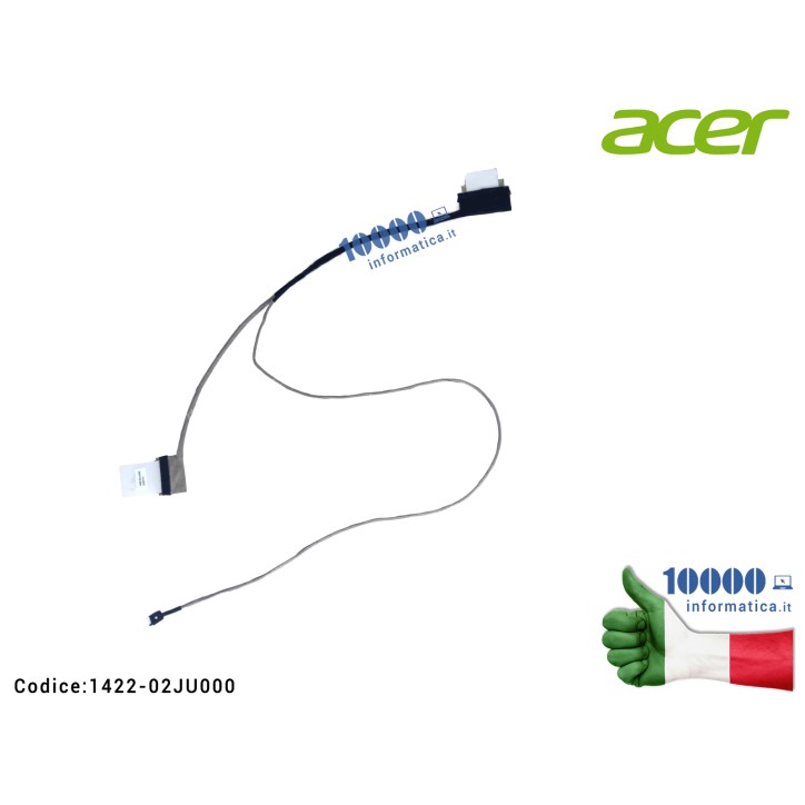 Cavo Flat LCD [NO TOUCH] ACER TravelMate P449 P449-G2 TMP449 TMP449-G2 TMP449-G2-M TMP449-G2-MG P2410 TMP2410 TX420 N16P7 1422-0