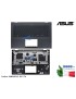 90NB0RX2-R31IT0 Tastiera con Top Case Originale ASUS ZenBook Pro 15 UX535L UX535QE UX535LI UX535LH UX535LH-2G (Pine Grey) 90N...