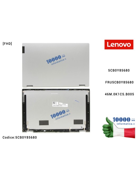 5CB0Y85680 Cover LCD LENOVO [FHD] [PG] Flex 5-15IIL05 (81X3) Flex 5-15ALC05 (82HV) Flex 5-15ITL05 (82HT) [Grigio Platino] 5CB...