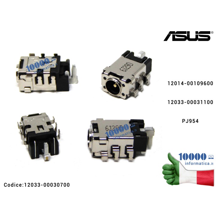 Connettore DC Power Jack PJ954 ASUS VivoBook X540 X540SA X540L Connettore DC Power Jack PJ954 ASUS VivoBook X540 X540S X540SA X540LA X540SC X540UA UX310 UX310U UX310UA UX310UAK UX310UQ A540L A540U A540UP A540Y [GOLD]