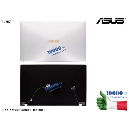 Cover LCD [NO TOUCH] [UHD] ASUS ZenBook 15 UX533 UX534 [Icicle Silver] UX533F UX533FD UX533FN UX534FA UX534FT 4K UHD (3840 x 216