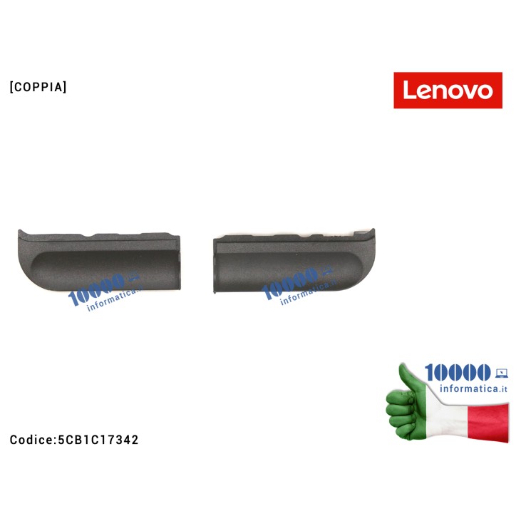 Copri Cerniere Coperchio LENOVO [Nero] IdeaPad 3-15ITL6 (82H8) 3-15ALC6 (82KU) 3-15ADA6 (82KR) 3-15IAU7 (82RK) 3-15ABA7 (82RN) [BK] 5CB1C17342 FRU5CB1C17342