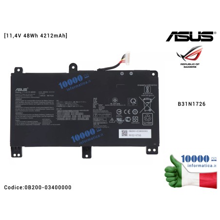 BATTERIE NOTEBOOK ASUS | 10000informatica