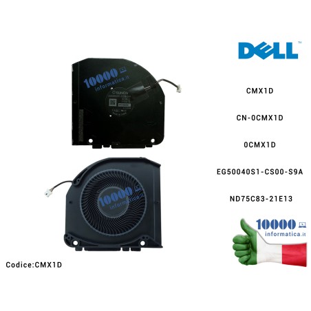 Ventola Fan CPU DELL Latitude 7430 E7430 CMX1D CN-0CMX1D 0CMX1D EG50040S1-CS00-S9A ND75C83-21E13