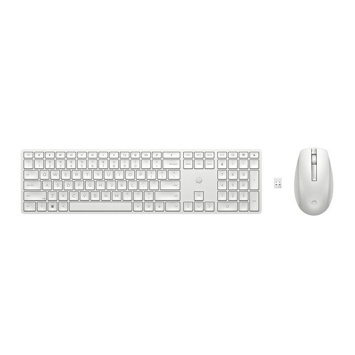 4R016AAABZ HP 650 Wireless Keyboard and Mouse Combo [BIANCO]  Layout ​QUERTY ​Italiano