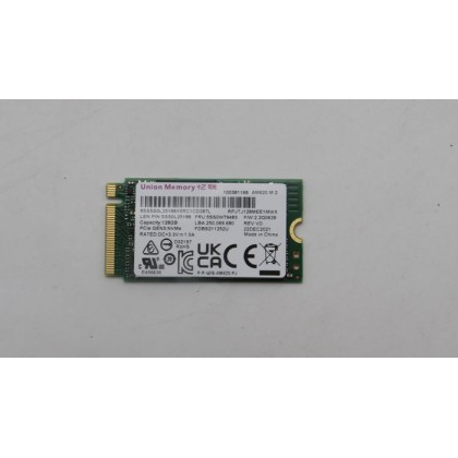 5SS0W79483-RFB Lenovo M.2 2242 SSD, 128GB capacity, PCIe NVMe Gen3x2 interface, suitable for Lenovo ThinkSystem servers. FRU5SS0