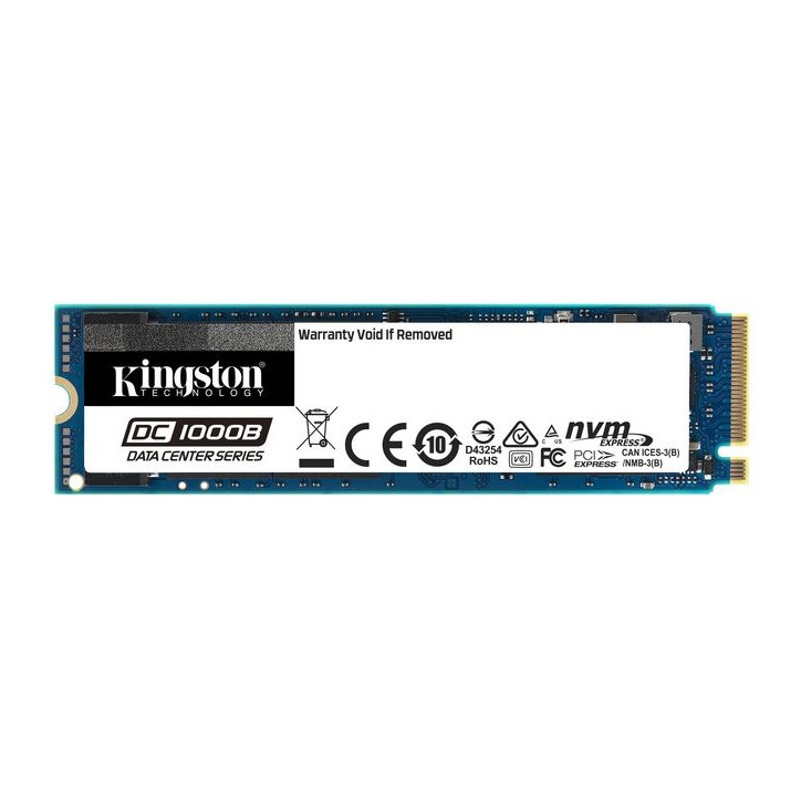 SEDC1000BM8/480G-RFB Kingston 480GB, 3D TLC, PCIe NVMe Gen3 x4, M.2, AES 256-bit