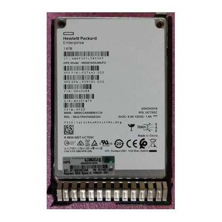 P09924-001-RFB Hewlett Packard Enterprise 1.6TB SAS Solid State Drive (SSD) P09092-B21, 873570-001, 812673