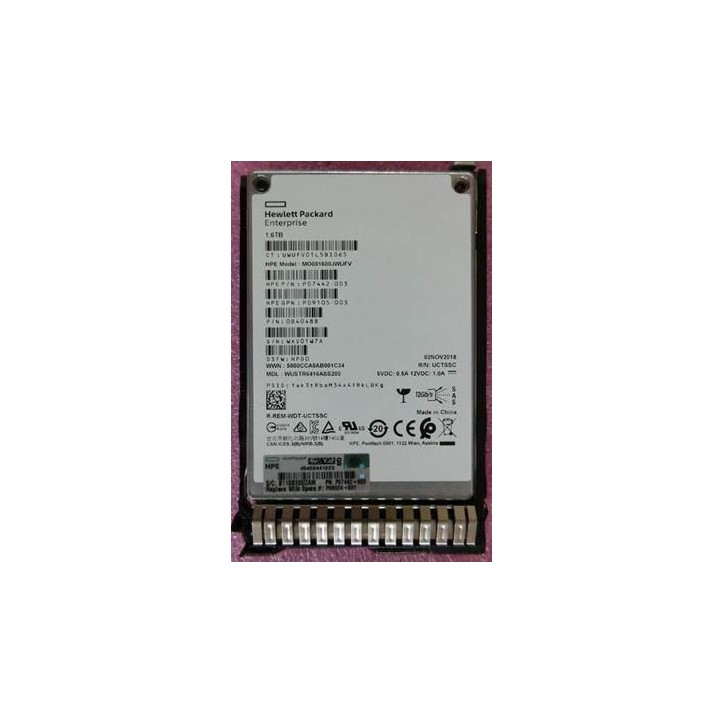 P09924-001-RFB Hewlett Packard Enterprise 1.6TB SAS Solid State Drive (SSD) P09092-B21, 873570-001, 812673