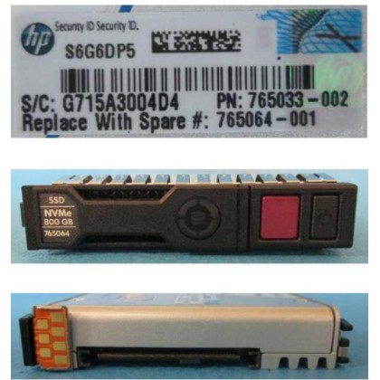 765064-001-RFB Hewlett Packard Enterprise DRV SSD 800GB 2.5 NVME LE