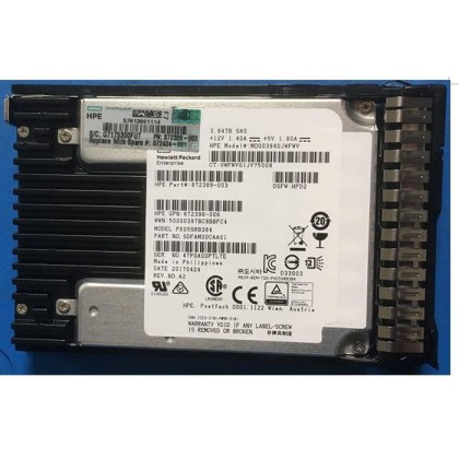 872434-001-RFB Hewlett Packard Enterprise SSD 3.84TB 12G SFF SAS RI SC 872394-B21