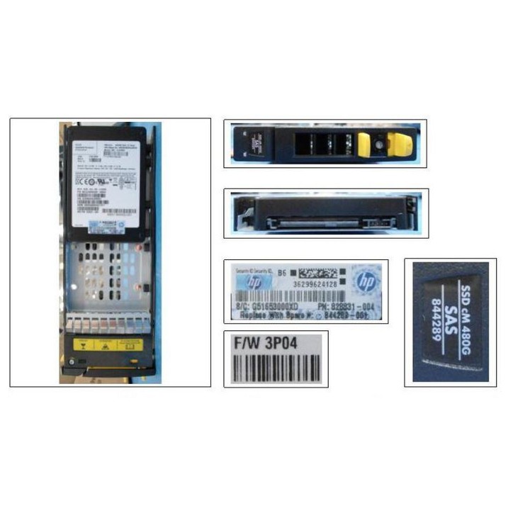 844289-001-RFB Hewlett Packard Enterprise DRV 480GB SSD SAS SFF CMLC