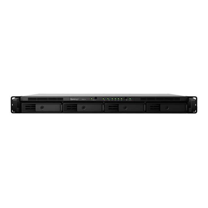 RS816-RFB Synology RackStation RS816, Marvell Armada 385 1.8 GHz, 1 GB DDR3, 4x SATA III / SATA II HDD, 2x USB 3.0, eSATA, 44 x 