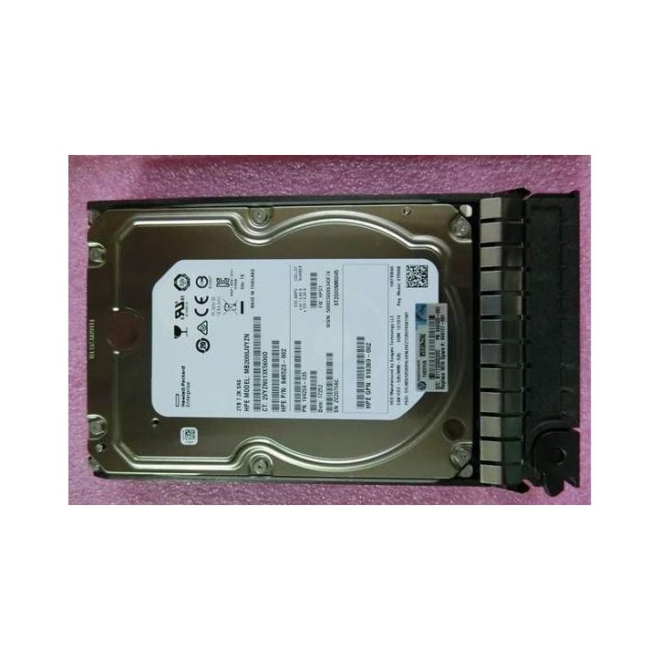 869727-001-RFB Hewlett Packard Enterprise 2TB hot-plug SAS hard disk drive 818365-B21