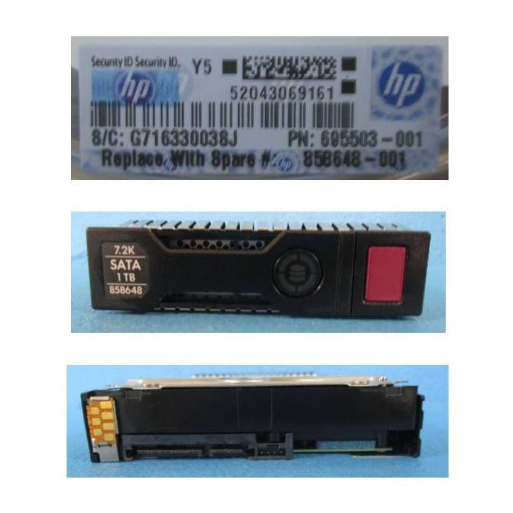 858648-001-RFB Hewlett Packard Enterprise HDD 1TB SATA 3.5 Inch 7200 RPM 858594-B21, 861691-B21, 676981