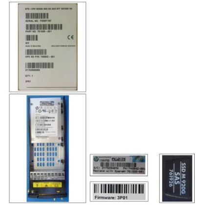 761926-001-RFB Hewlett Packard Enterprise DRV 920GB SSD 6G SAS SFF