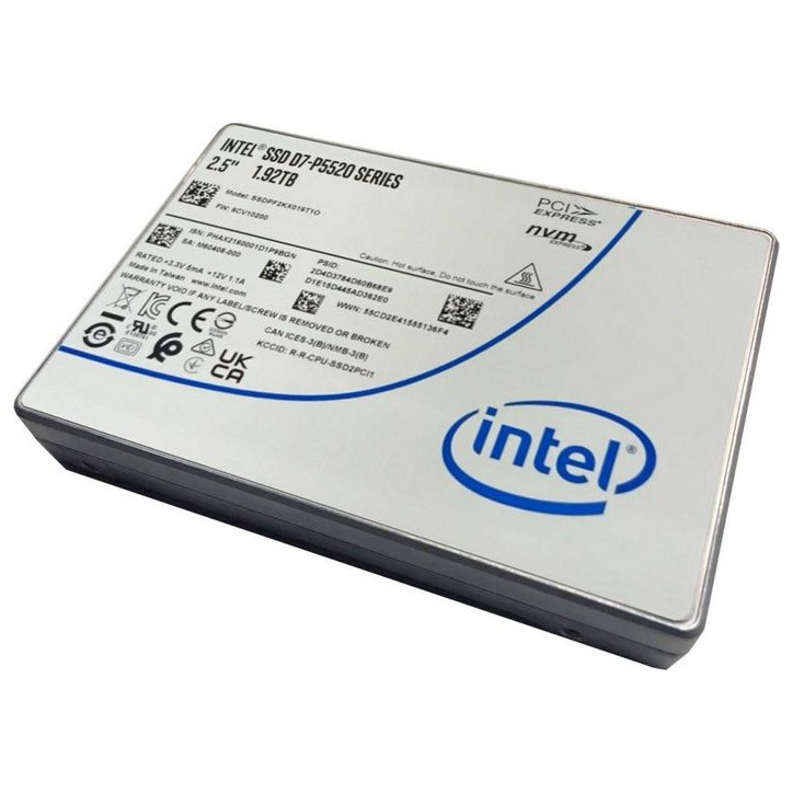 4XB7A13942-RFB Lenovo ThinkSystem 2.5" U.2 P5520 3.84TB Read Intensive NVMe PCIe 4.0 x4 HS