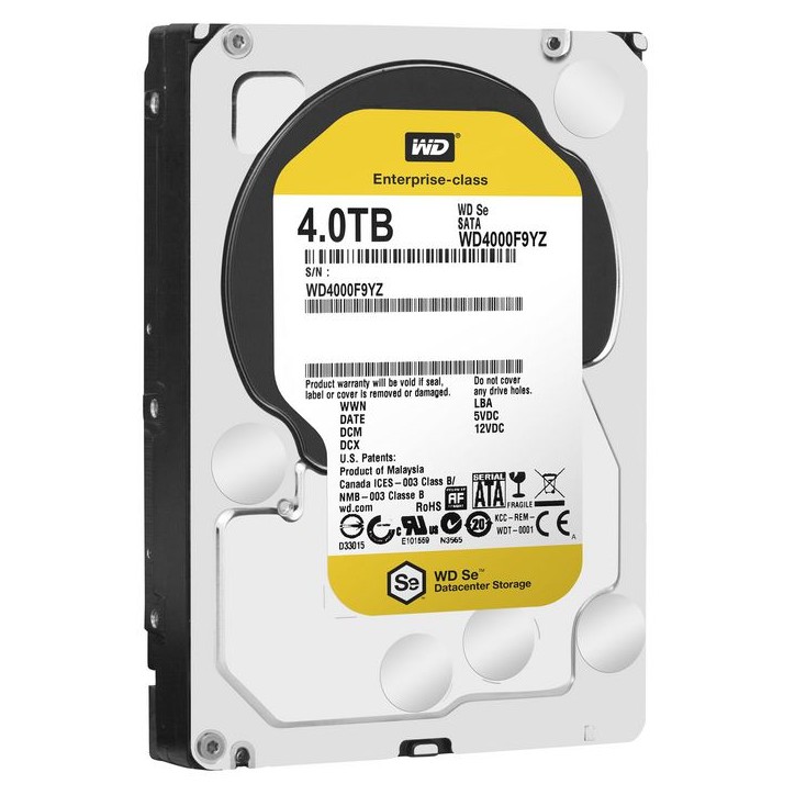 WD4000F9YZ-09N20L0-RFB Western Digital 4TB Se 3.5", 7200rpm, SATA III 834838