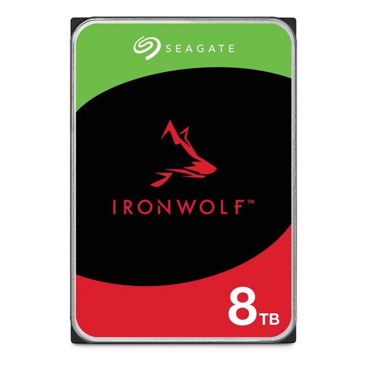 ST8000VN004_B1 Seagate Bundle SEAGATE NAS HDD 8TB IronWolf 7200rpm 6Gb / s SATA 256MB cache 89cm 3.5inch 24x7 CMR for NAS and RA