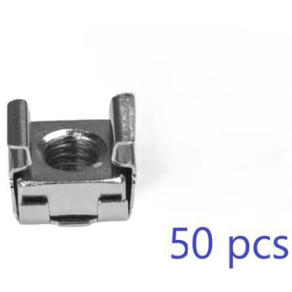 LVR-M5-CAGENUTS-50PCS Lanview Set di dadi a gabbia M5 e viti di montaggio Logon, 1 set  50 pezzi