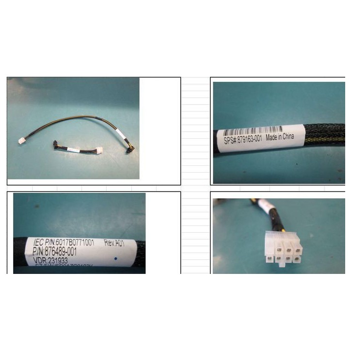 879163-001-RFB Hewlett Packard Enterprise LFF/SFF drive power cable for HPE ProLiant ML350 Gen10 servers, connects and powers dr 879163-001-RFB Hewlett Packard Enterprise LFF/SFF drive power cable for HPE ProLiant ML350 Gen10 servers, connects and powers dr