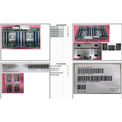 812910-001-RFB Hewlett Packard Enterprise Processor/Memory Mezzanine Expansion Riser Board for HPE ProLiant DL560 G9, featuring 