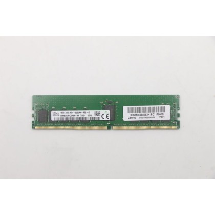 5M31E39633 Lenovo 16GB DDR4 RDIMM, 3200MHz speed, dual rank, ECC support, 288-pin interface, optimized for server applications. 