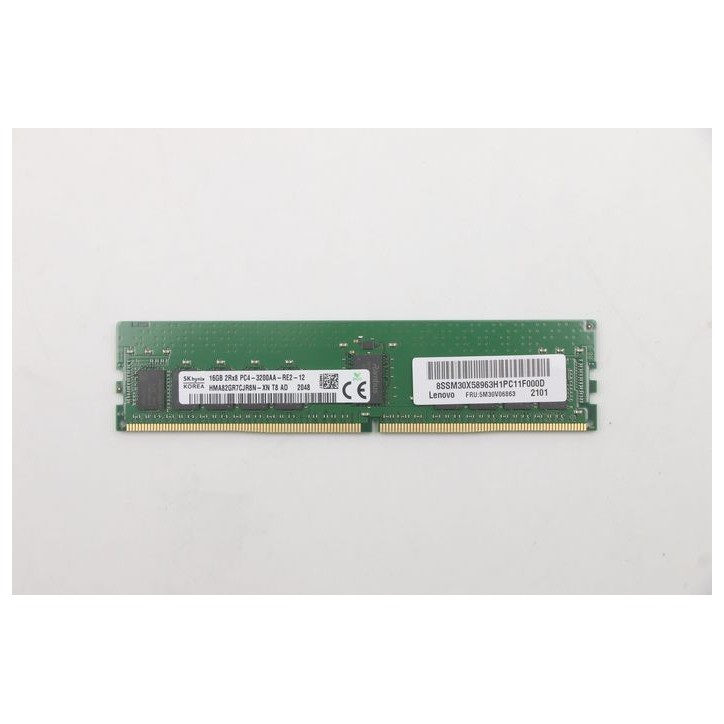 5M31E39633 Lenovo 16GB DDR4 RDIMM, 3200MHz speed, dual rank, ECC support, 288-pin interface, optimized for server applications. 5M31E39633 Lenovo 16GB DDR4 RDIMM, 3200MHz speed, dual rank, ECC support, 288-pin interface, optimized for server applications.