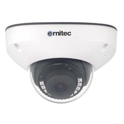 0070-08011-V2 Ernitec Pluto 5MP Mini Dome Camera with 2.8mm Lens & IR 15m, PoE, IP66 - NDAA