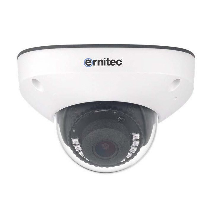 0070-08011-V2 Ernitec Pluto 5MP Mini Dome Camera with 2.8mm Lens & IR 15m, PoE, IP66 - NDAA
