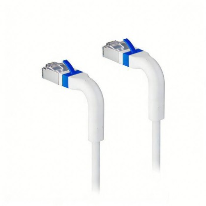LV-6AFTP-FLEX-ANG-05W-S Lanview Network Cable CAT6A U/FTP Slim & Bendable Halogenfree (LSZH) 5m White Snagless