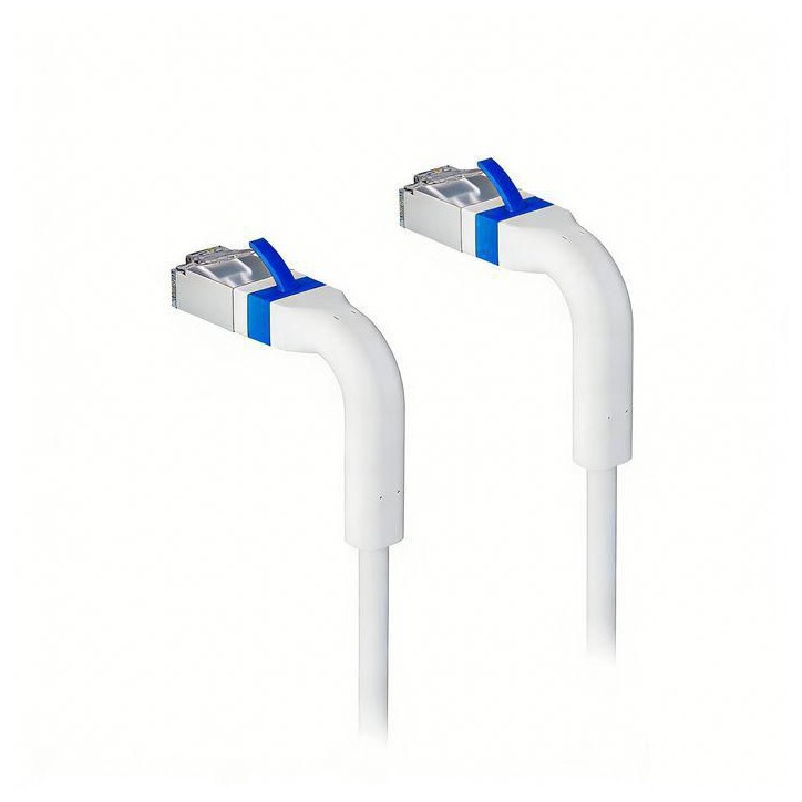 LV-6AFTP-FLEX-ANG-05W-S Lanview Network Cable CAT6A U/FTP Slim & Bendable Halogenfree (LSZH) 5m White Snagless