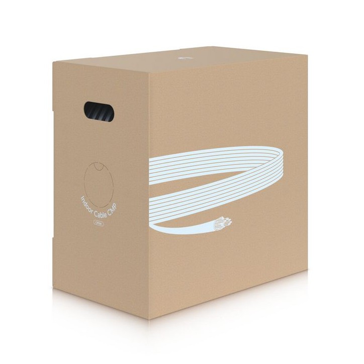 UACC-CABLE-C6A-CMP Ubiquiti Indoor, Cat6A, CMP, UTP, 23 AW, 10/100/1000 Base-T, 305 m, white