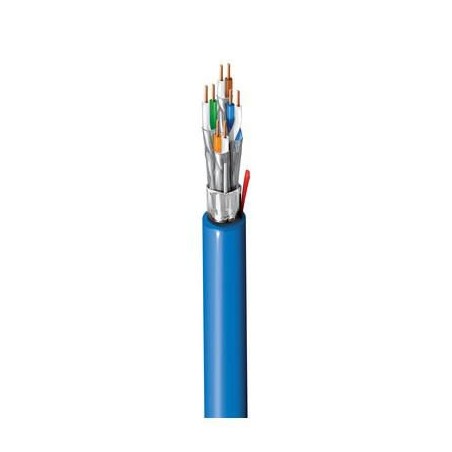 10GXE01D.06500 Belden 10GX Category 6A Enhanced Cable, 4 Pair, F/FTP, LSZH Indoor CPR Dca, IEC 60332-3-22, 500MT ,Blue
