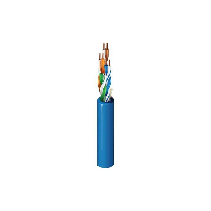2425D.06305 Belden DataTwist 2400 Category 6+ Cable, 4 Pair, U/UTP, LSZH Indoor CPR Eca IEC60332-3-25 Blue 305MT