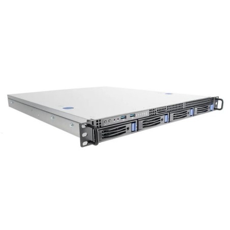 SR-1X54R-HW-WS Ernitec 1U 4 Bay Server: Xeon 6357P, 32GB RAM, 2x500GB, 9361 RAID, 2x1GbE, IPMI, TPM, dual 300W PSU, Windows Serv