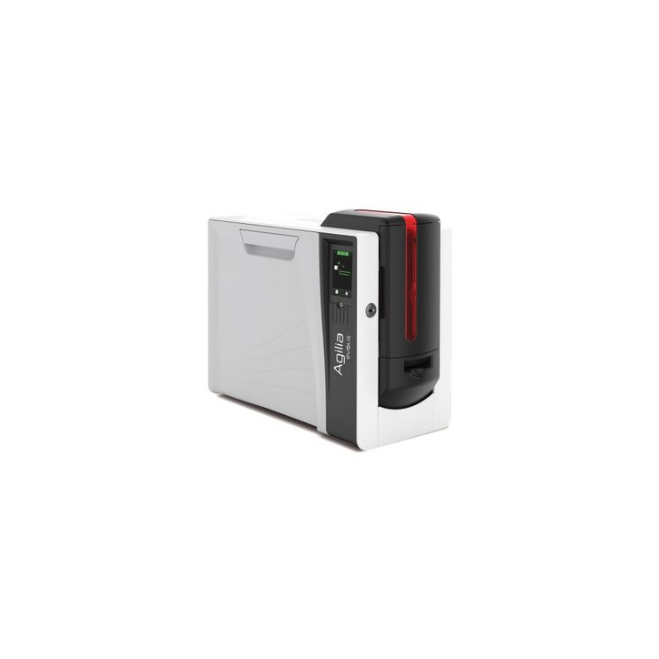AG1-0017 Evolis Agilia Duplex Expert Smart Printer with Evolis Elyctis Smart, Smart Card Encoder, USB & Ethernet, with Cardpress