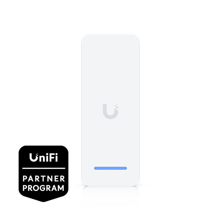 UA-RETROFIT-READER-W Ubiquiti BLE 4.1, RS-485, NFC 13.56 MHz, OSDP v2, 12V DC, -30 to 50° C, 5 to 90%, PC/Aluminum alloy, White,