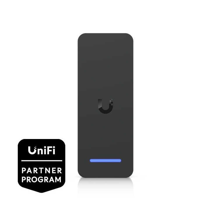 UA-RETROFIT-READER-B Ubiquiti BLE 4.1, RS-485, NFC 13.56 MHz, OSDP v2, 12V DC, -30 to 50° C, 5 to 90%, PC/Aluminum alloy, Black,