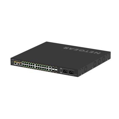 GSM4230UP Netgear AV Line 24x1G Ultra90 PoE++ 802.3bt 1,440W 2x1G and 4xSFP Managed Switch