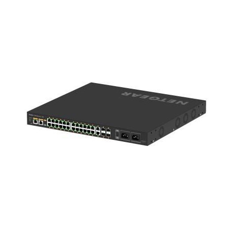 GSM4230UP Netgear AV Line 24x1G Ultra90 PoE++ 802.3bt 1,440W 2x1G and 4xSFP Managed Switch