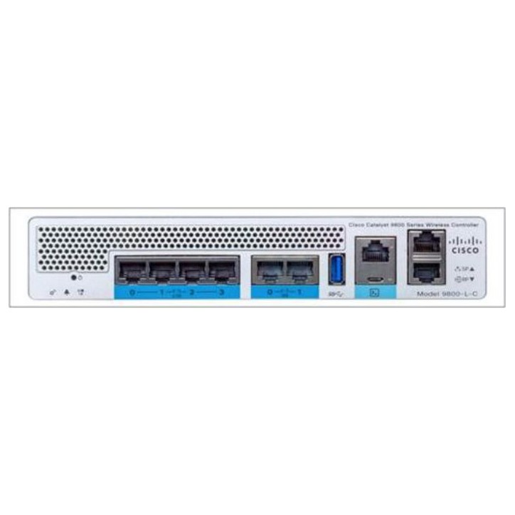 C9800-L-C-K9-RFB Cisco C9800-L-C, RJ-45, 2x 10G/Multigigabit copper, Mini USB B, USB 3.0, 215.9x230.1x40.2 mm C9800-L-C-K9-RFB Cisco C9800-L-C, RJ-45, 2x 10G/Multigigabit copper, Mini USB B, USB 3.0, 215.9x230.1x40.2 mm