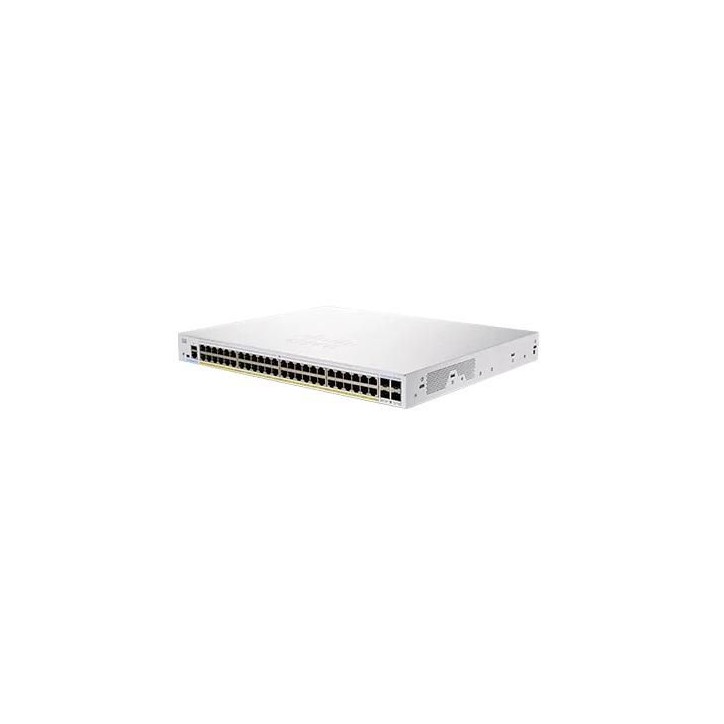 CBS250-48PP-4G-EU-RFB Cisco Business 250 Switch, 48 10/100/1000 PoE+ ports with 195W power budget, 4 Gigabit SFP, EU