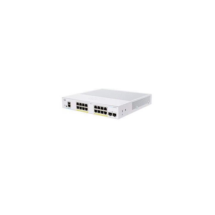 CBS350-16FP-2G-EU-RFB Cisco 16 10/100/1000 PoE+ ports with 240W power budget, 2 Gigabit SFP, EU